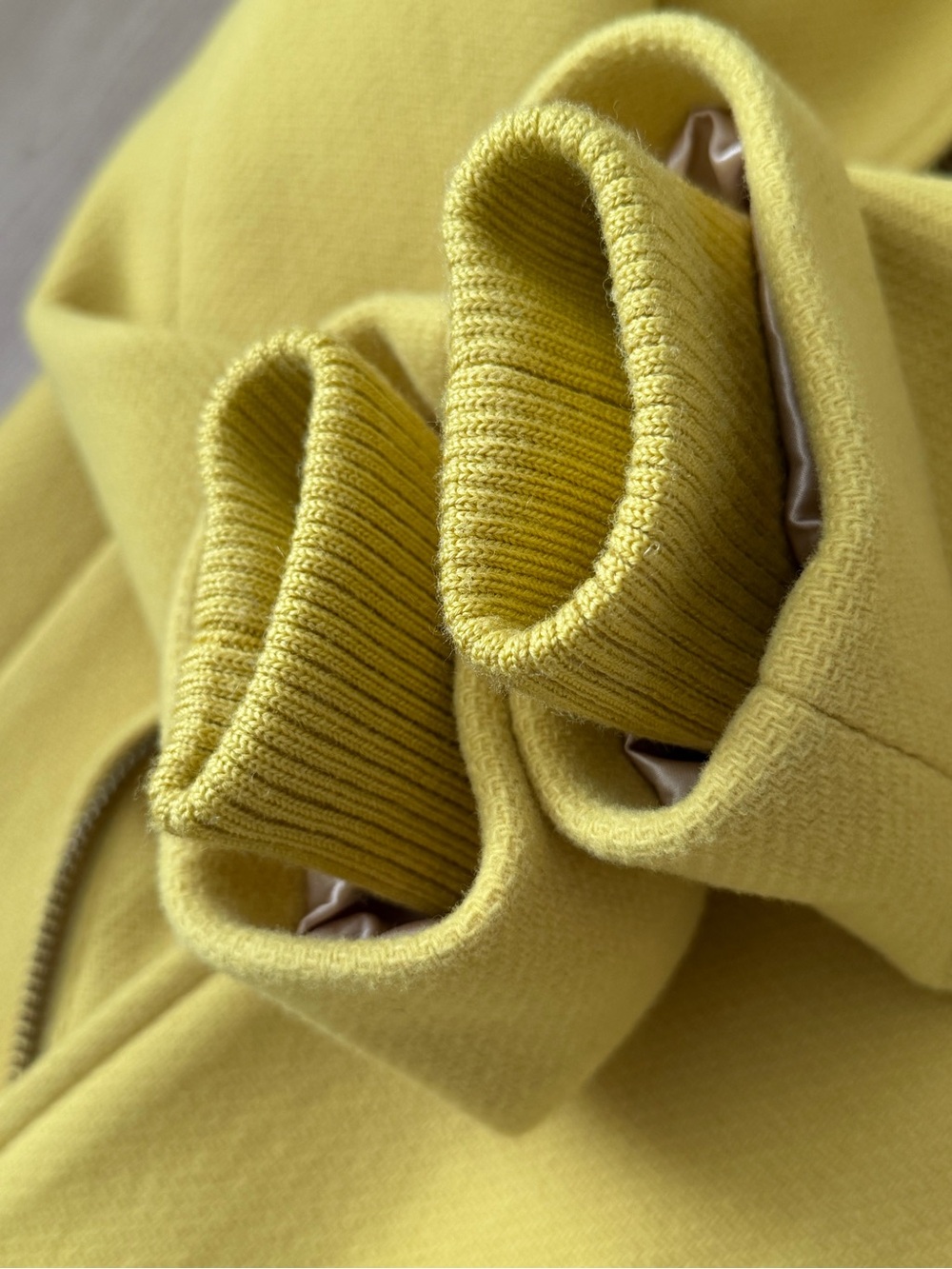 NEW J. Crew Yellow Lodge Coat Size 2 - Picture 9 of 11